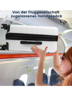20" Handgepäck in Weiß