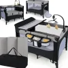 5 in 1 Babybett in Anthrazit
