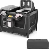5 in 1 Beistellbett Baby in Grau