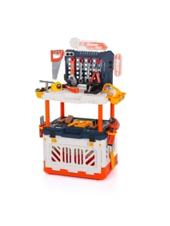 4 in 1 Kinder-Werkbank in bunt