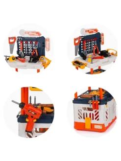 4 in 1 Kinder-Werkbank in bunt