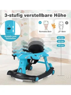 6 in 1 Lauflernhilfe in Blau