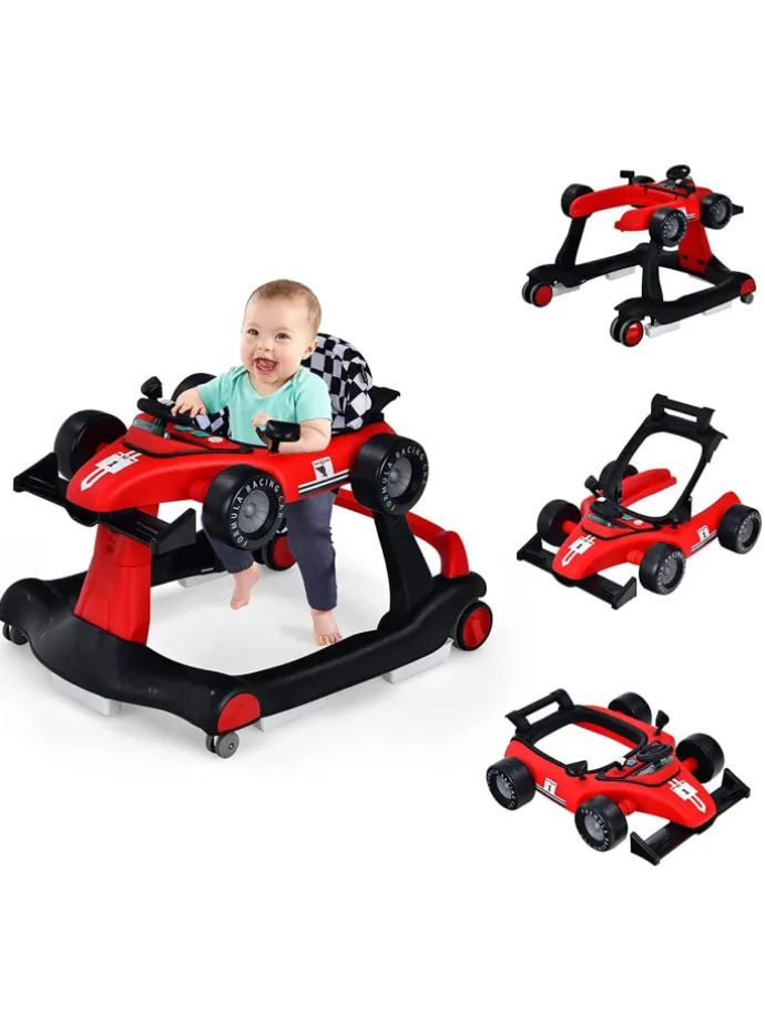 4 in 1 Lauflernwagen in Rot