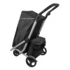 48 L Einkaufswagen + 12 L Kühltasche Einkauf Trolley Trolley in Schwarz