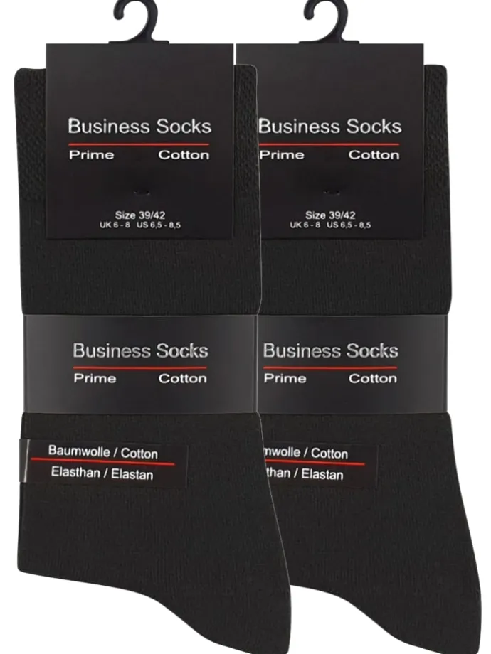10 Paar Business Socken in schwarz