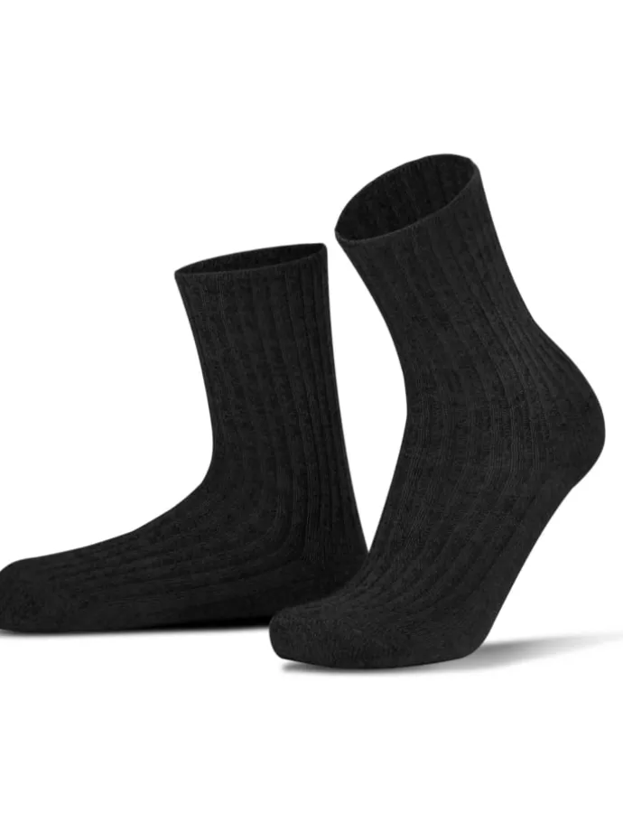 6 Paar Norweger-Schafwollsocken in Anthrazit