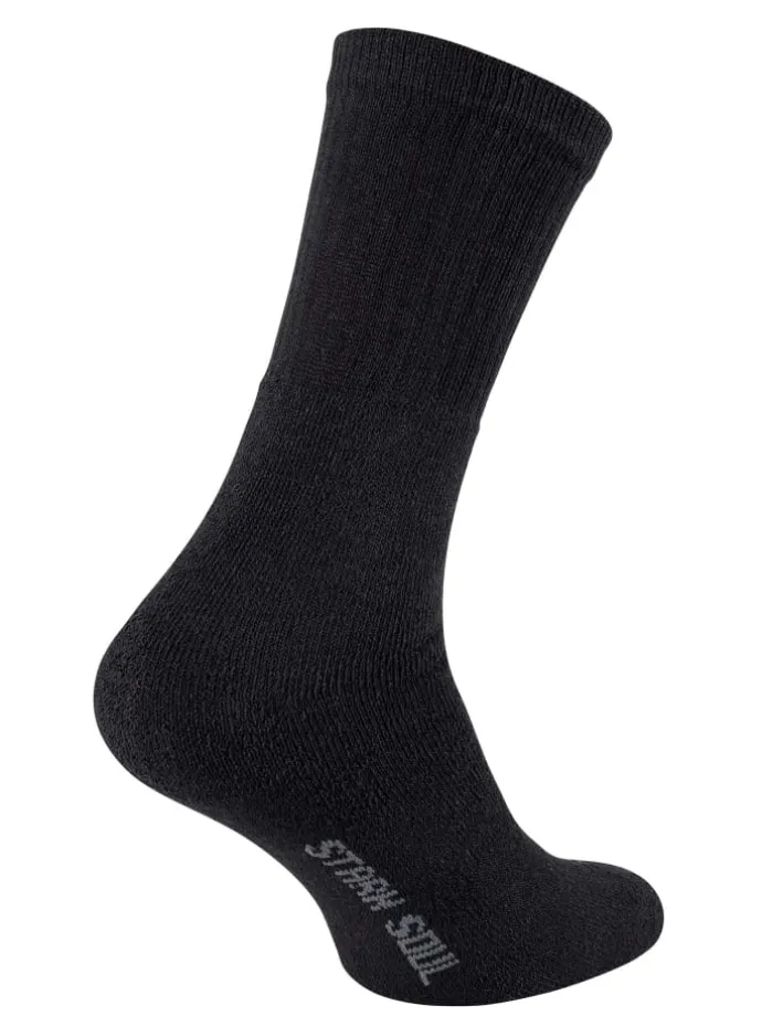 12 Paar Tennissocken, Frotteesocken in schwarz