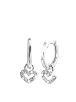 925 Silber Ohrringe Herz