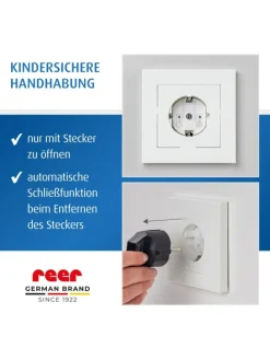 [20 Stück] Steckdosenschutz schraubbar weiß in Weiß ab 0 Monate