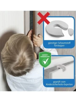 [3 Stück] Türstopper transparent in Transparent ab 0 Monate