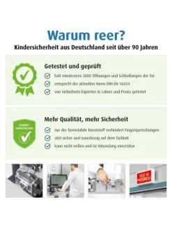 [3 Stück] Türstopper transparent in Transparent ab 0 Monate