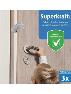 [3 Stück] Türstopper transparent in Transparent ab 0 Monate