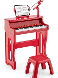 37 Tasten Keyboard ab 3 Jahren in Rot