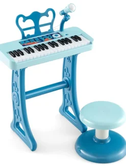 37 Tasten Keyboard ab 3 Jahren in Blau