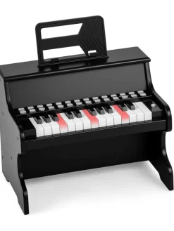 25 Tasten Keyboard Kinder ab 3 Jahren in Schwarz