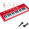 37 Tasten Keyboard Kinder ab 3 Jahren in Rot
