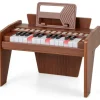 25 Tasten Keyboard Kinder ab 3 Jahren in Braun