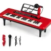 37 Tasten Kinder Keyboard ab 3 Jahren in Rot