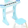 37 Tasten Klaviertastatur mit Licht in Blau