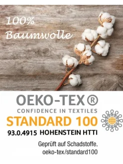 2 tlg. Feinbiber Bettwäsche 100x135cm Floral Neutrale Natur in Weiß/ Grau