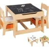 3 tlg. Kindersitzgruppe 3-7 Jahren in Orange