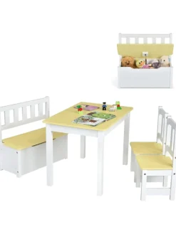 4 tlg. Set Sitzgruppe in Beige