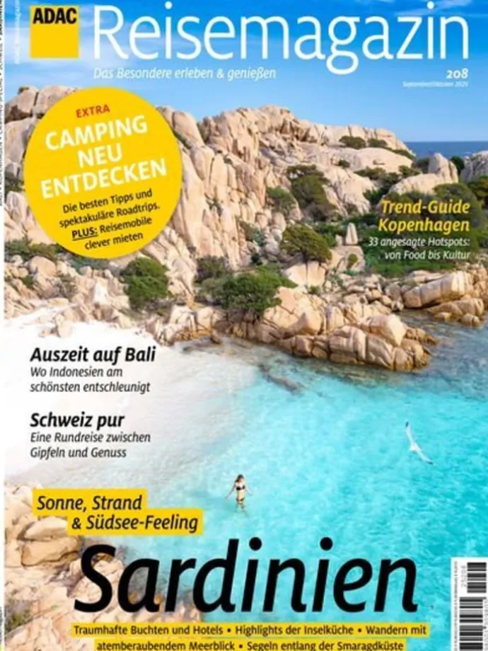 7 x ADAC REISEMAGAZIN Zeitschrift (Gutschein für Jahres Abo)