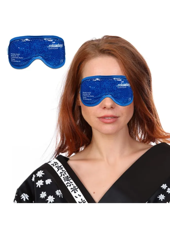 2 x Augenmaske in Blau