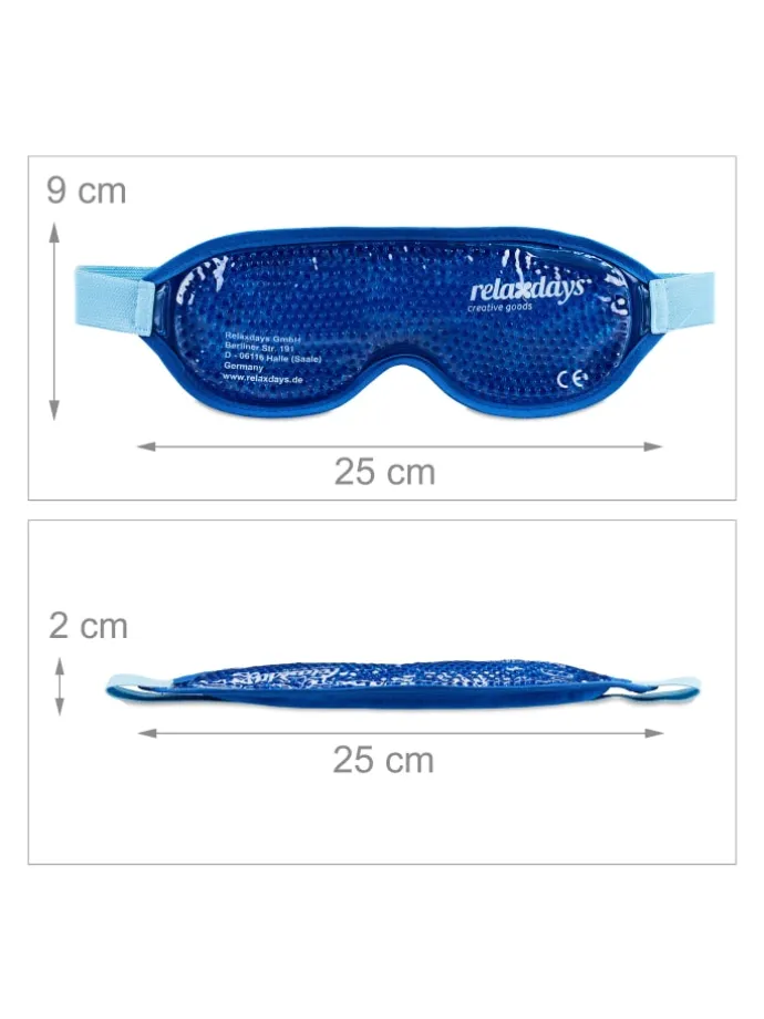 2 x Augenmaske in Blau