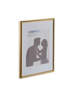 4 x Bilderrahmen "A4" in Gold