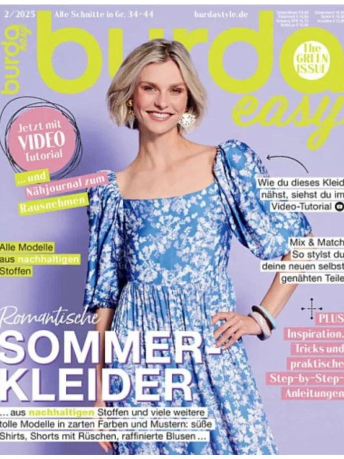 4 x BURDA EASY Zeitschrift (Gutschein für Jahres Abo)