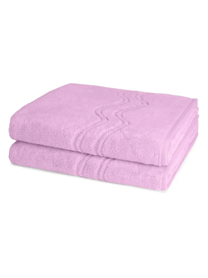 2 X Duschtuch im Set Cashmere feeling in Mauve