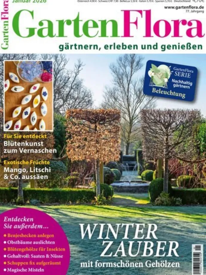 12 x GARTENFLORA Zeitschrift (Gutschein für Jahres Abo)
