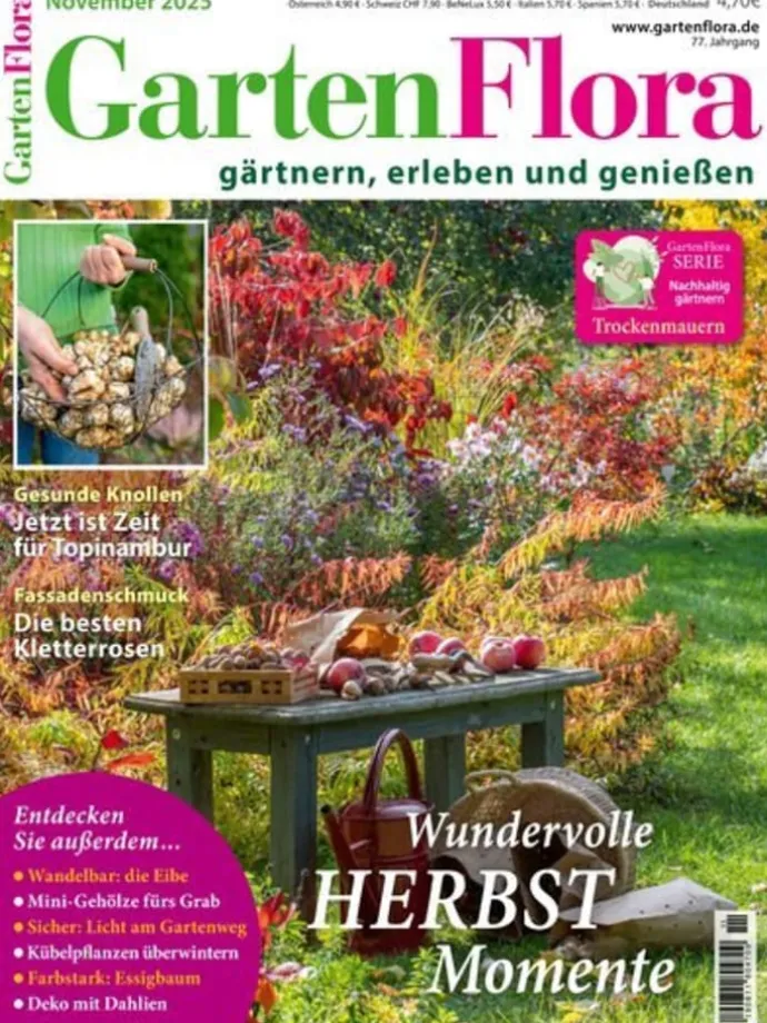 12 x GARTENFLORA Zeitschrift (Gutschein für Jahres Abo)