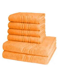 4 X Handtuch 2 X Duschtuch im Set Cashmere feeling in Dahlie