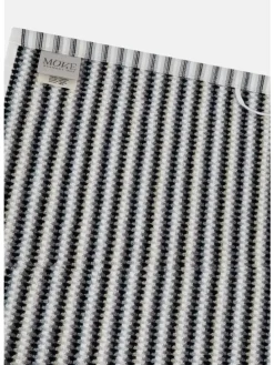 2 X Handtuch 2 X Duschtuch im Set Bliss in Grau / schwarz