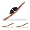 3 x Hängebrücke Nager in Natur - (B)55 x (H)1,5 x (T)10 cm