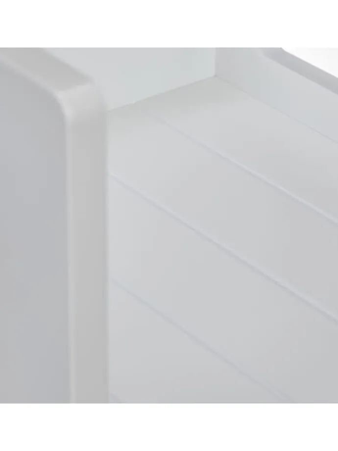 2 x Kindersitzhocker in Weiß - (B)30 x (H)30 x (T)30 cm