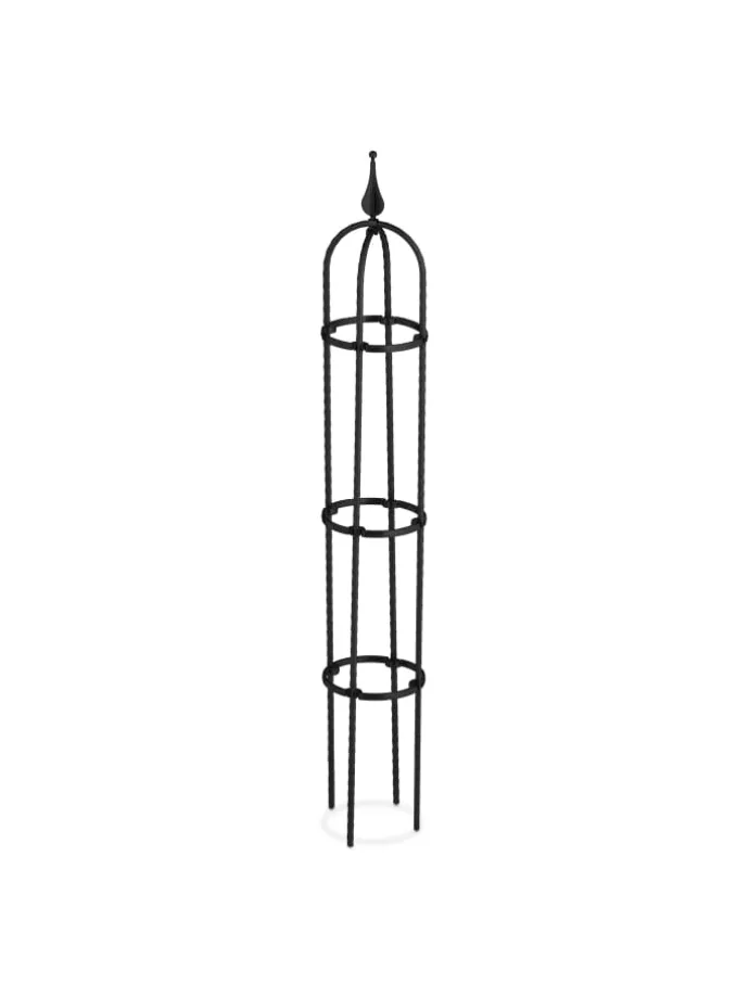 2 x Rankhilfe in Schwarz - (H)100 cm