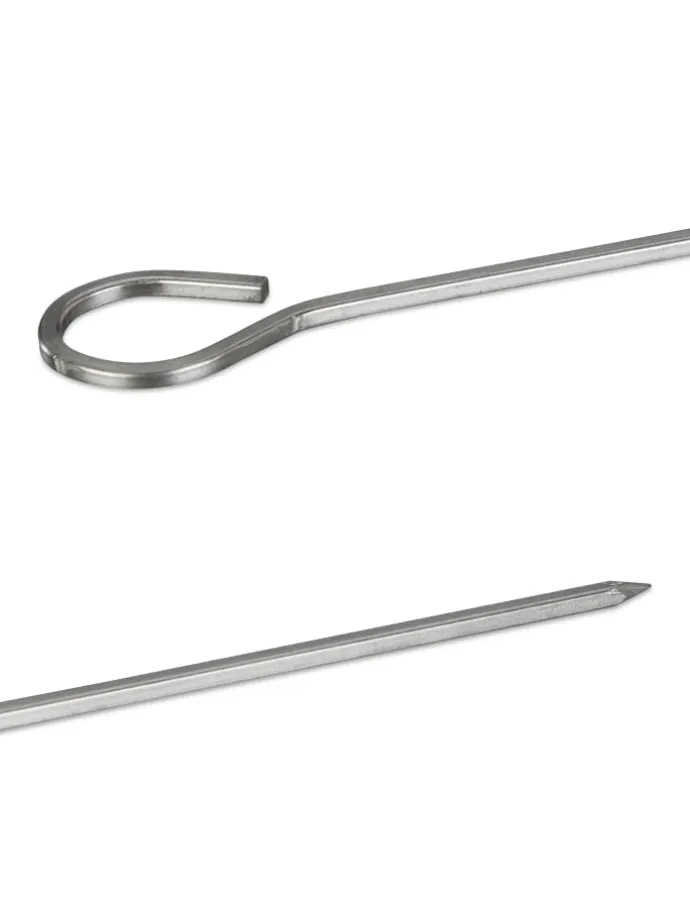 30 x Schaschlikspieße in Silber