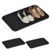 3 x Schuhabtropfschale in Schwarz - (B)60 x (H)3 x (T)40 cm