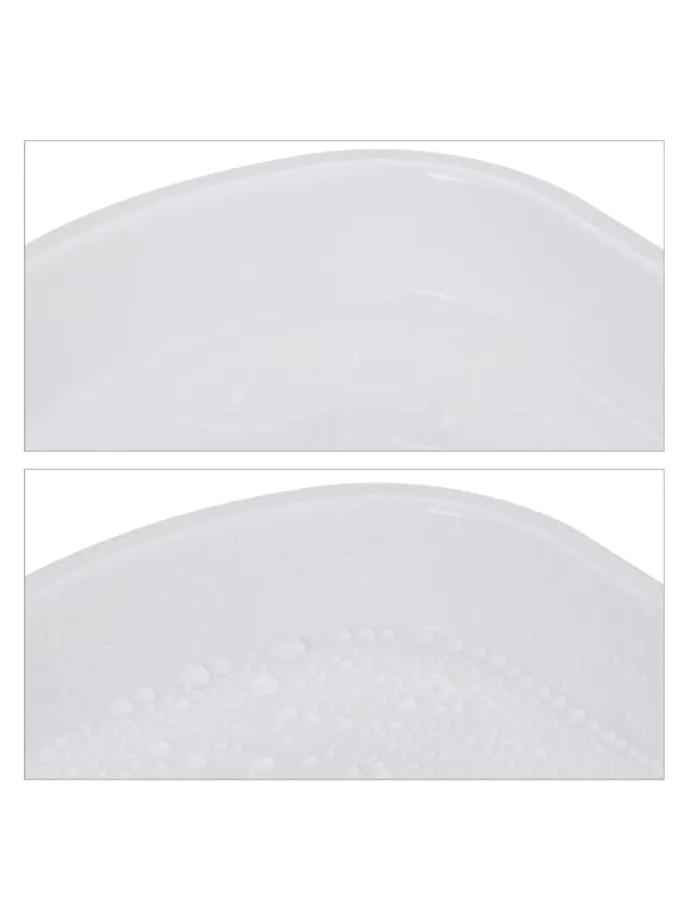 3 x Schuhabtropfschale in Weiß - (B)48 x (H)3 x (T)34 cm
