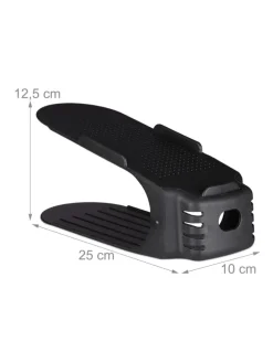 15 x Schuhstapler in Schwarz