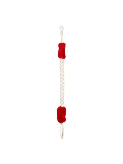 10 x Türkordel in Creme/ Rot
