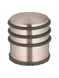 3 x Türstopper in Bronze/ Schwarz - (H)7,5 x Ø 7 cm