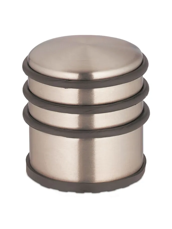 2 x Türstopper in Bronze/ Schwarz - (H)7,5 x Ø 7 cm