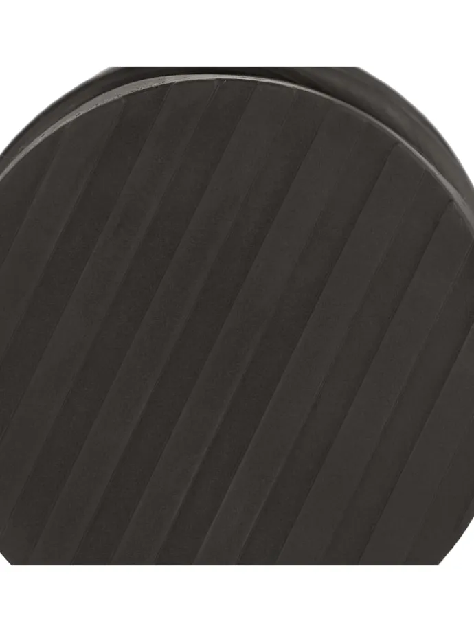 2 x Türstopper in Silber/ Schwarz - (H)4,5 x Ø 10,5 cm
