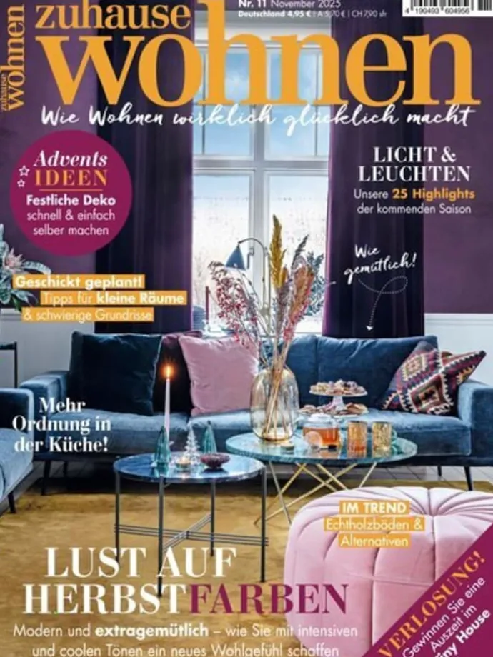 10 x ZUHAUSE WOHNEN Zeitschrift (Gutschein für Jahres Abo)