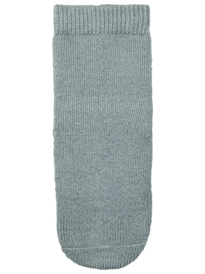 ABS Socken Wolle uni in sattes grün