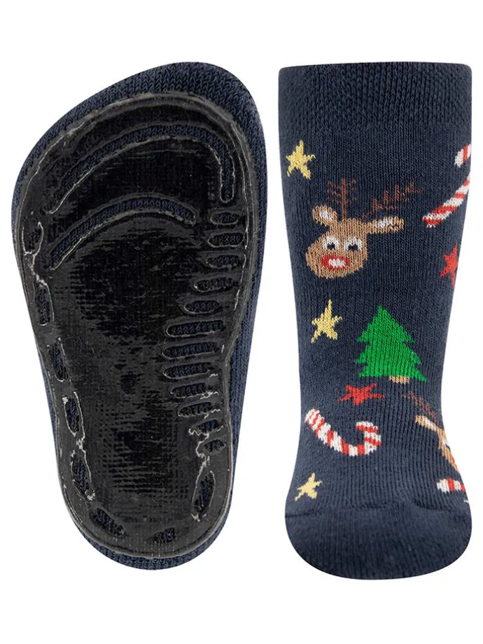 ABS-Socken "SoftStep" in Dunkelblau